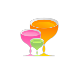 Mẫu logo ly sinh tố 