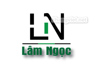 Logo hai chữ cái L và N cách điệu đẹp